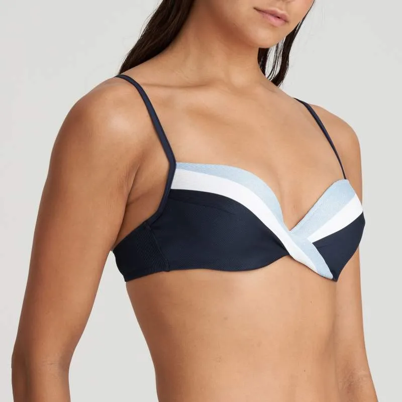 Padded Navy blue Bikini- Unas1 with Discounts- Bikini padded-  Berlin-Barcelona