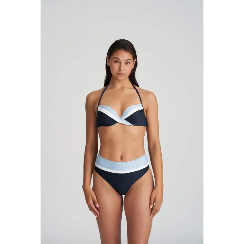 Padded Navy blue Bikini- Unas1 with Discounts- Bikini padded-  Berlin-Barcelona