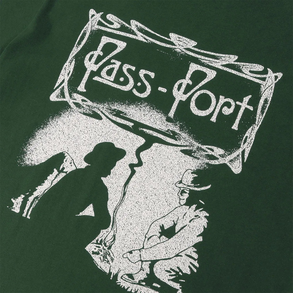 Pass Port Skateboards - Plume T-Shirt - Forest Green