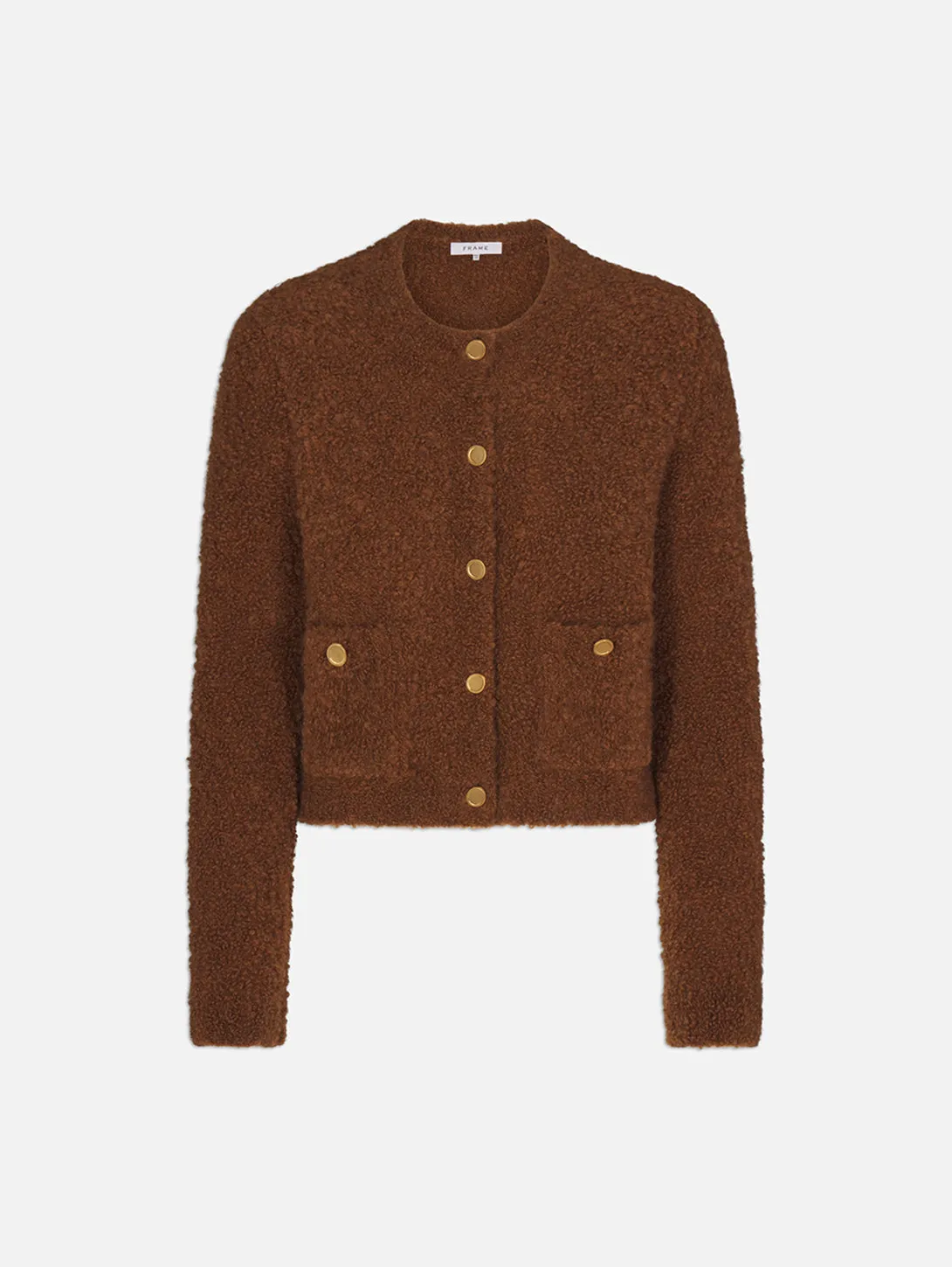 Patch Pocket Cardigan - Camel