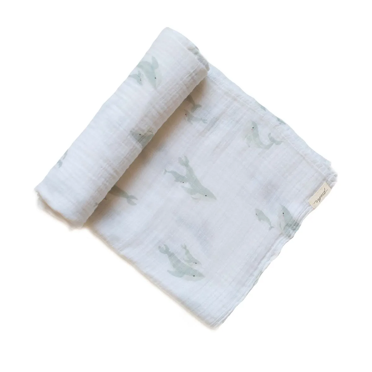 Pehr Swaddle Blanket in Follow Me Whale