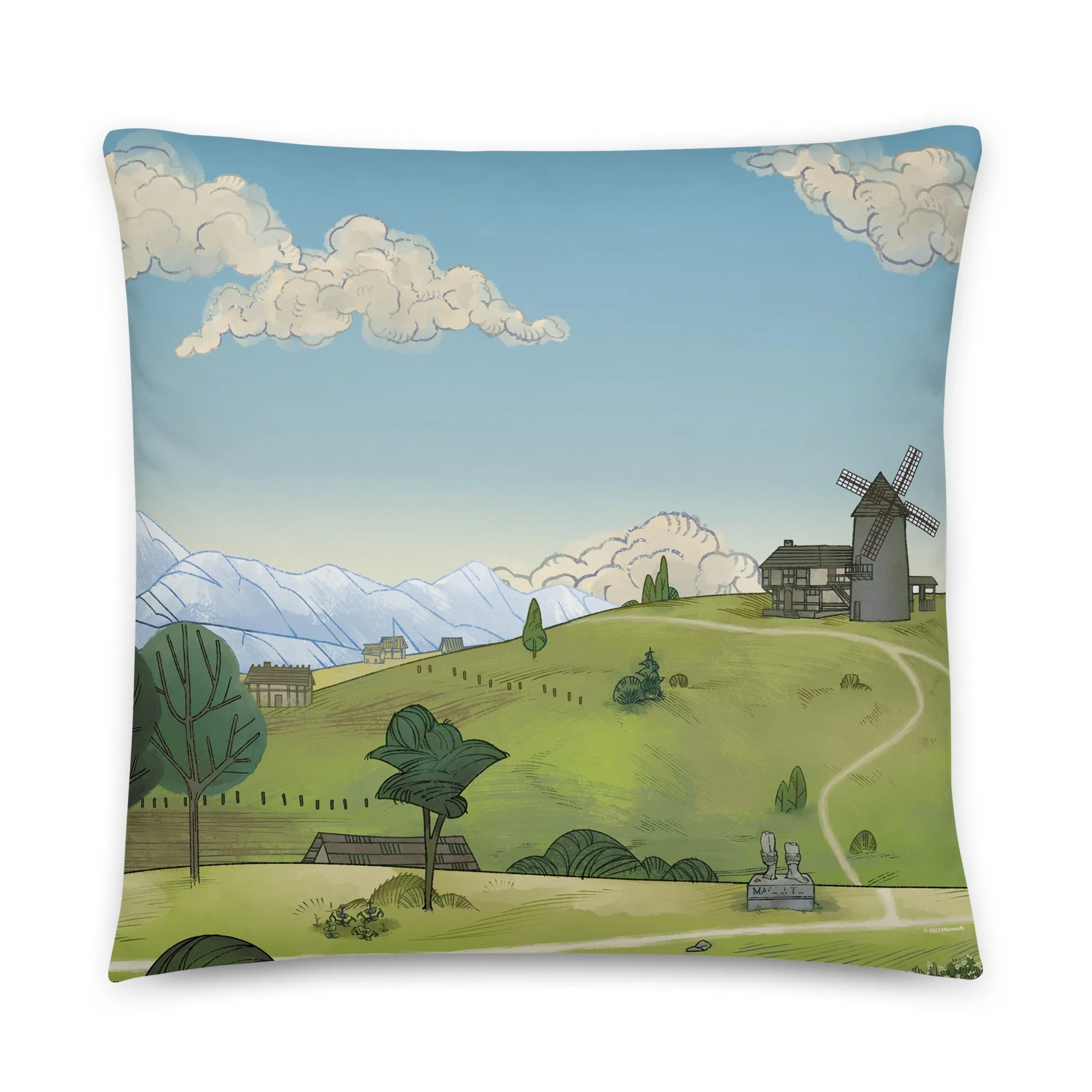 Pentiment Meadow Throw Pillow