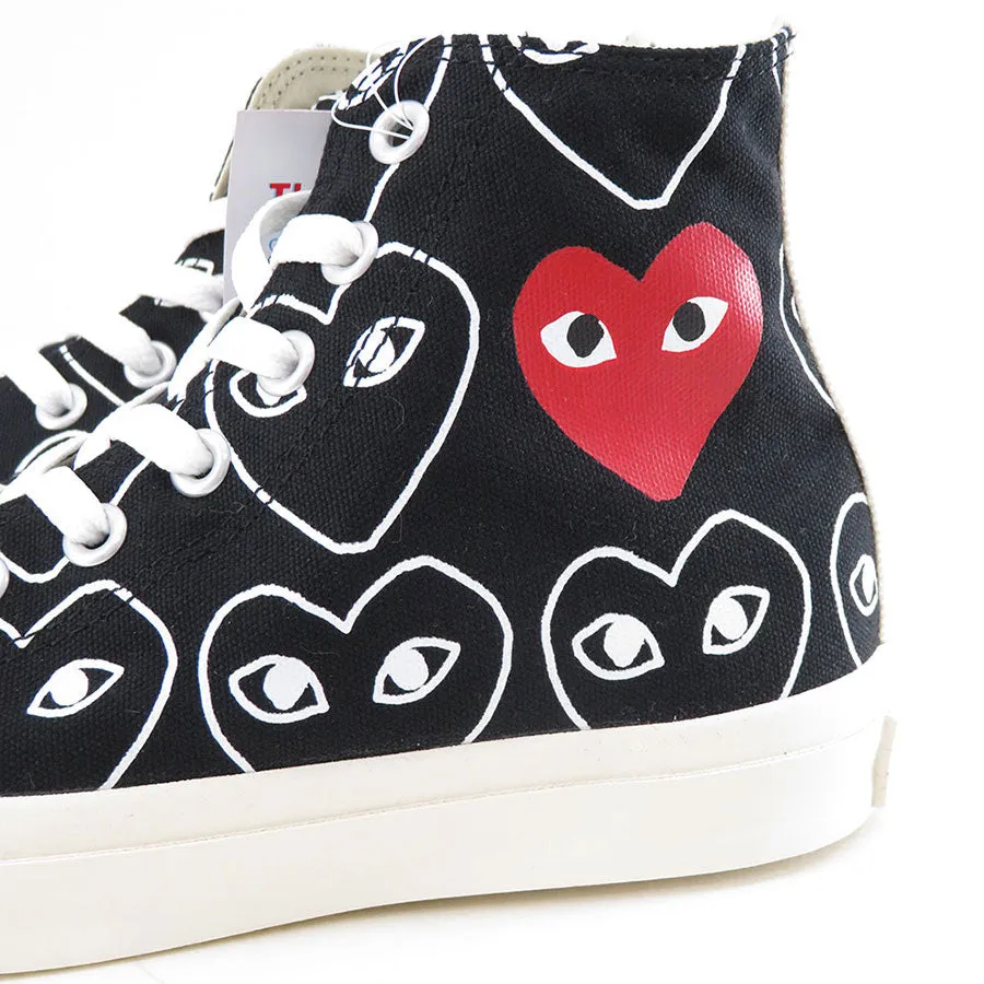 【PLAY COMME des GARCONS】PLAY CONVERSE CHUCK TAYLOR (BLACK)AZ-K117-001