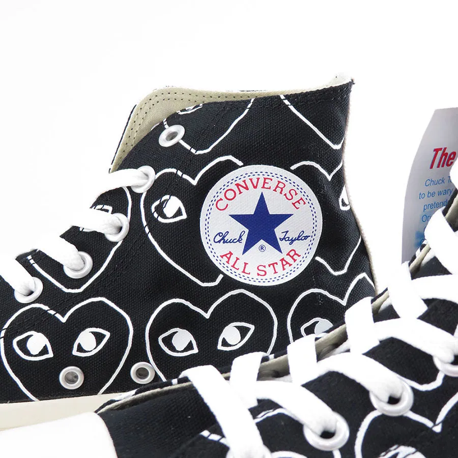 【PLAY COMME des GARCONS】PLAY CONVERSE CHUCK TAYLOR (BLACK)AZ-K117-001