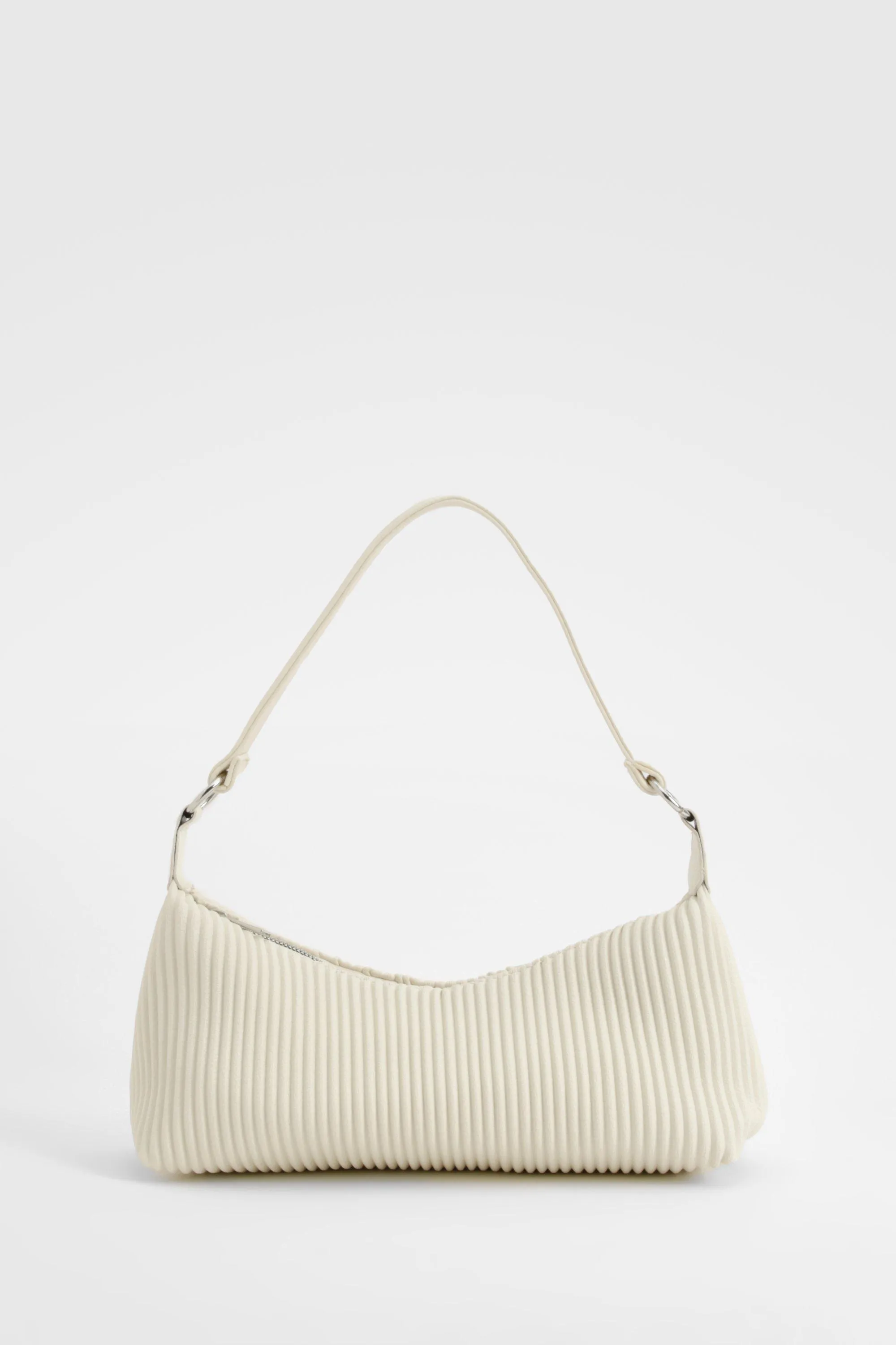 Pleated Pu Shoulder Bag