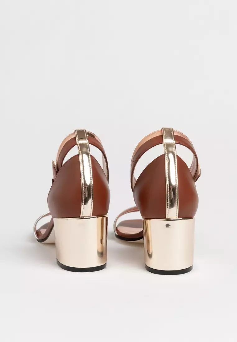 Pollini Pollini Women's Brown Sandals