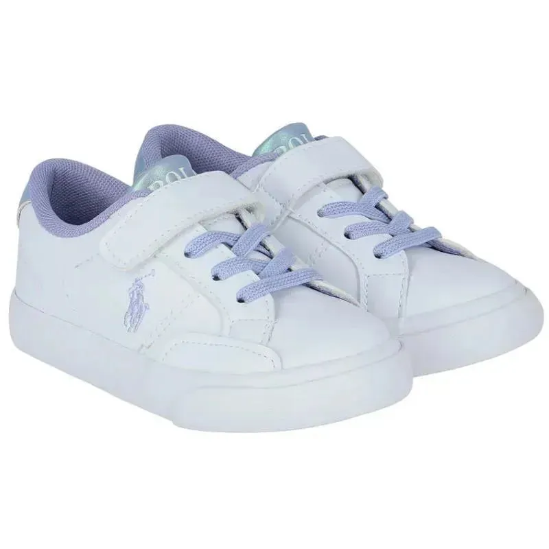 Polo Ralph Lauren Baby - Girl White Logo Trainers