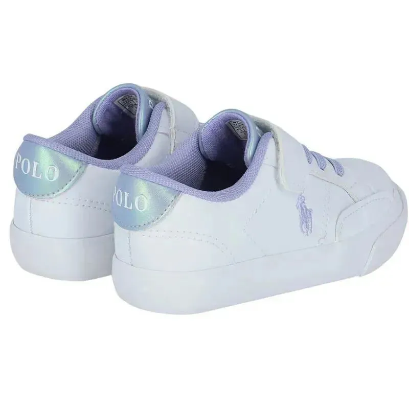 Polo Ralph Lauren Baby - Girl White Logo Trainers