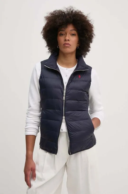 Polo Ralph Lauren vest women’s navy blue color 211940998