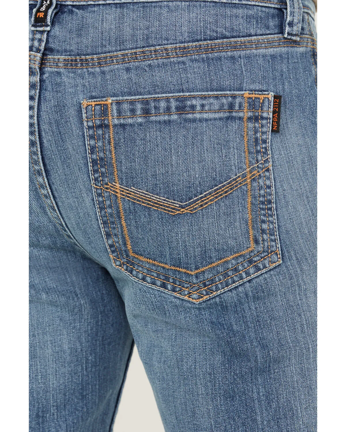 Product Name:  Cody James FR Men's Clover Leaf Wash Slim Straight 5-Pocket Stretch Jeans