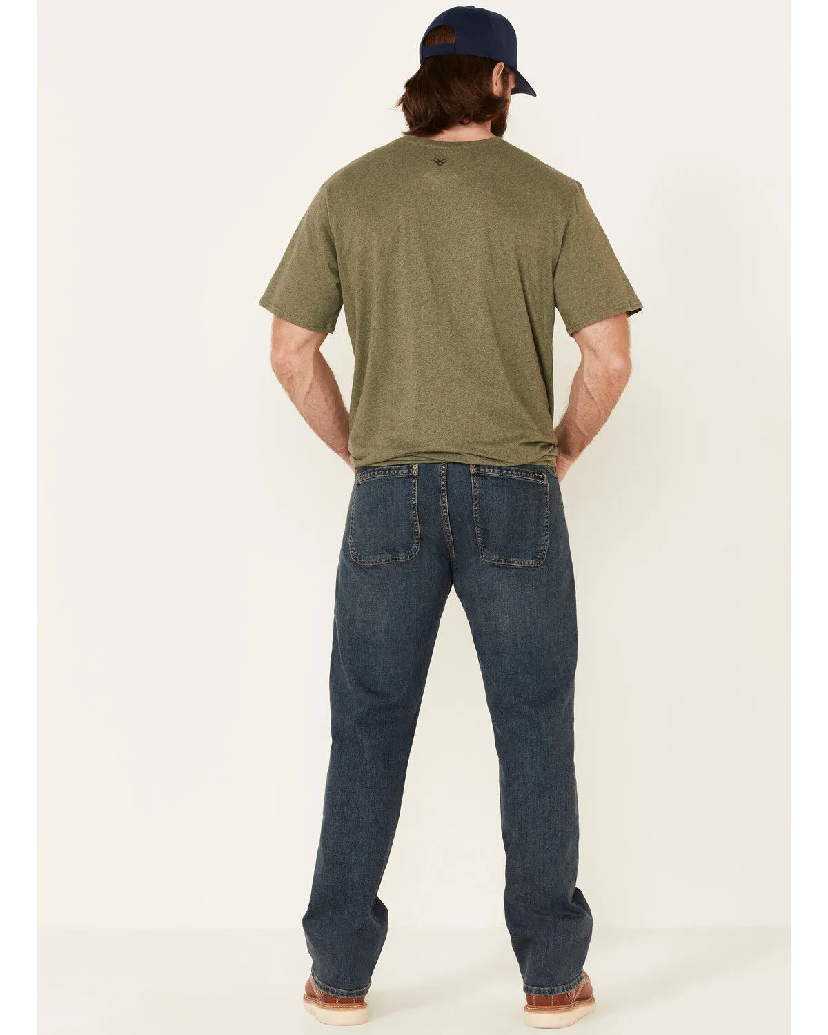 Product Name:  Hawx Men's Medium Wash Stretch Straight Work Jeans