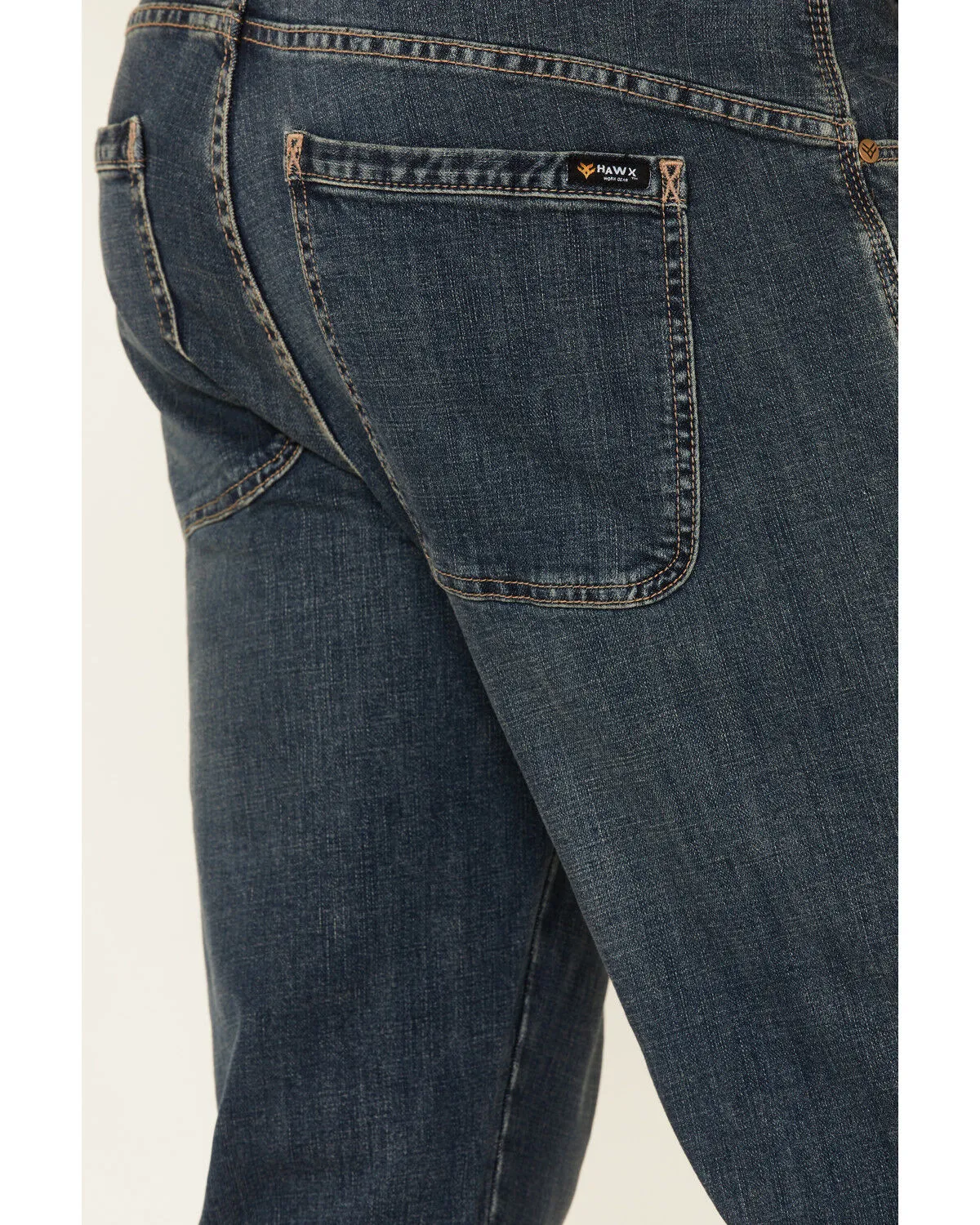 Product Name:  Hawx Men's Medium Wash Stretch Straight Work Jeans