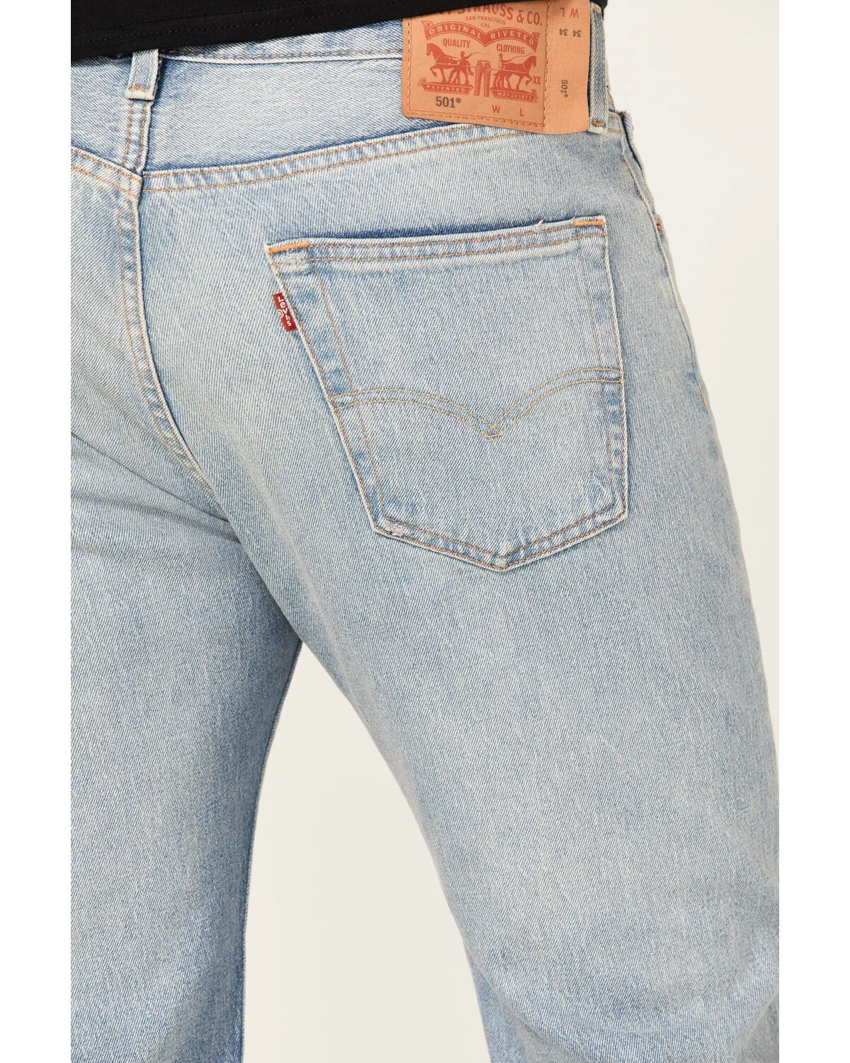 Product Name:  Levi's Men's 501® Higher Mountain Light Wash Original Fit Straight Jeans