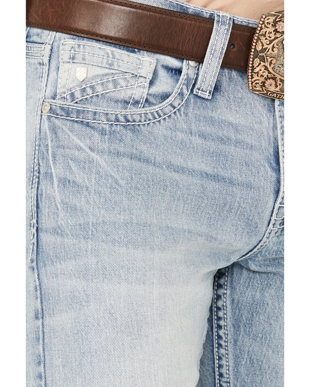 Product Name:  RANK 45® Men's Ride To Glory Medium Wash Slim Straight Stretch Jeans