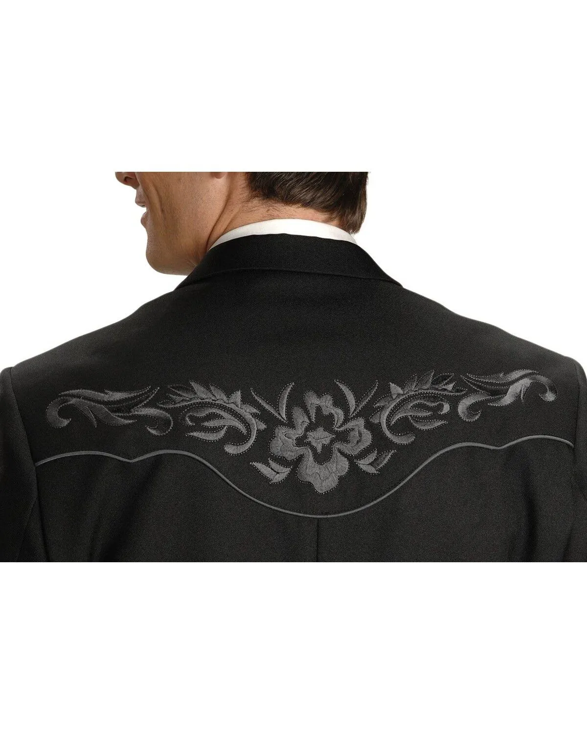 Product Name:  Scully Men's Floral Embroidery Western Jacket