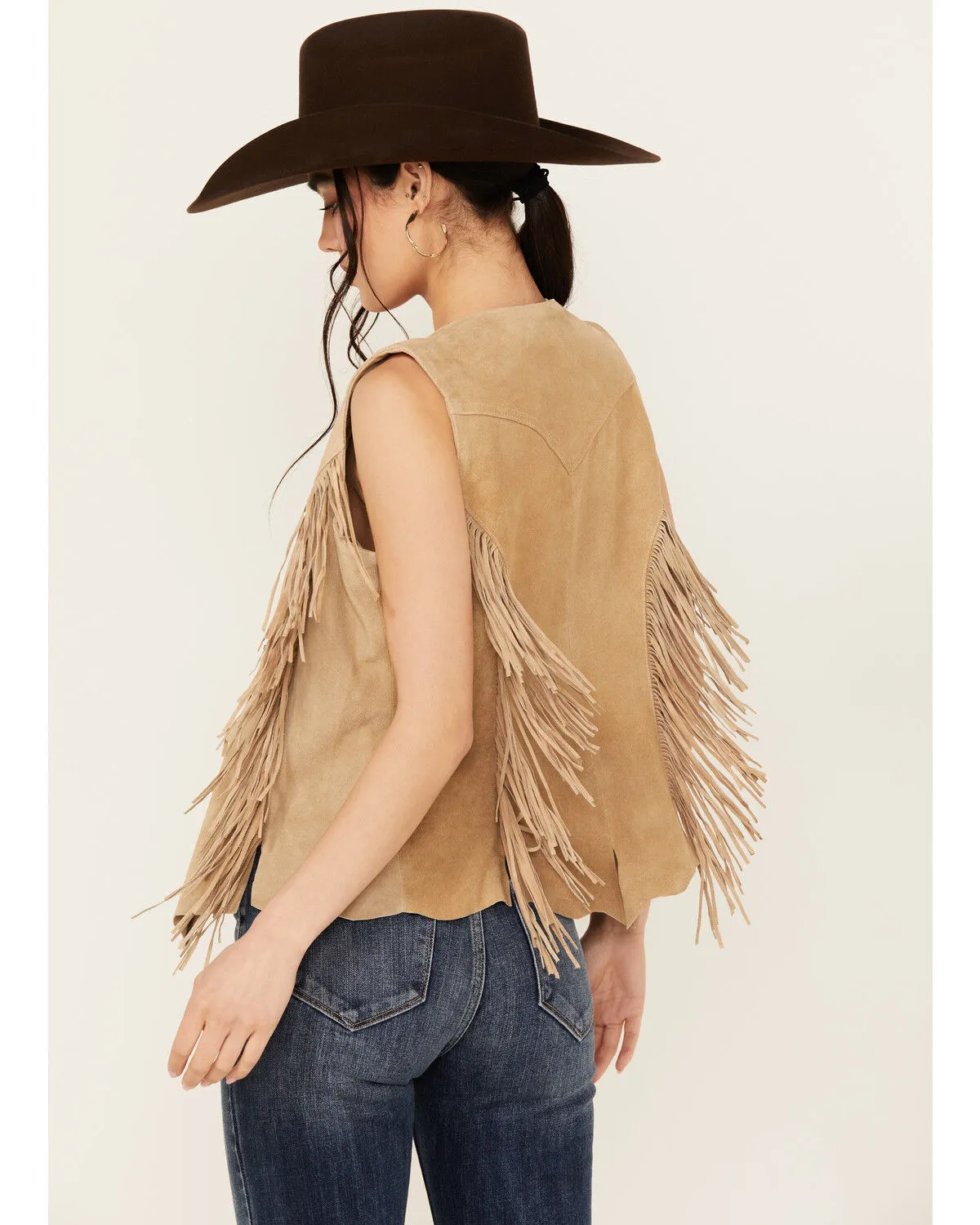 Product Name:  Scully Women's Fringe Suede Vest