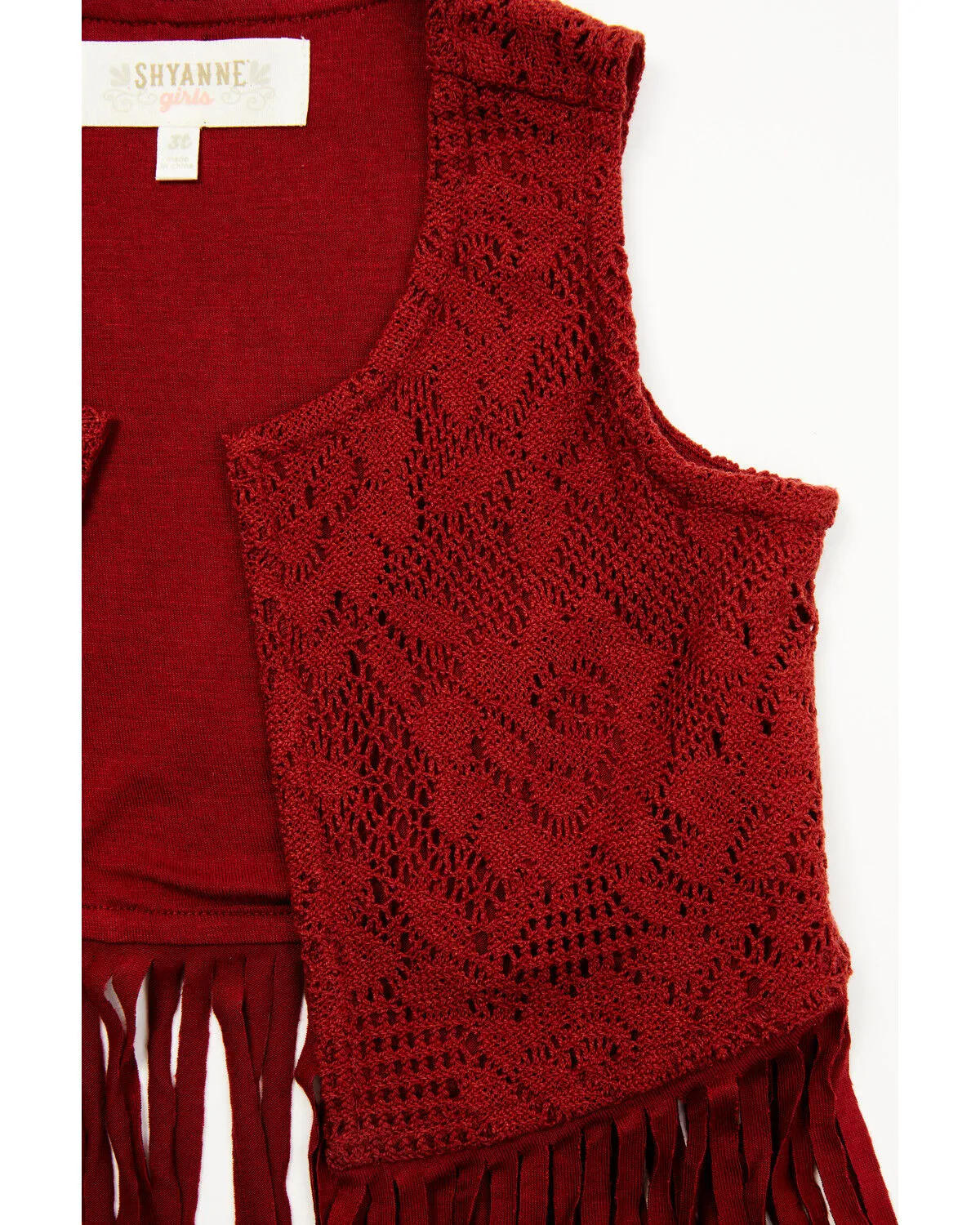 Product Name:  Shyanne Toddler Girls' Lace Fringe Vest