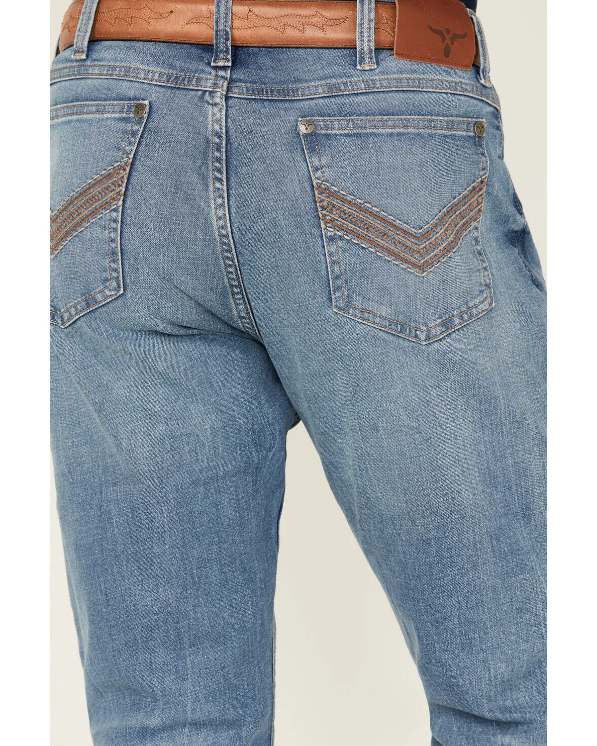 Product Name:  Wrangler 20X Men's Monarch Light Wash Slim Straight Stretch Denim Jeans