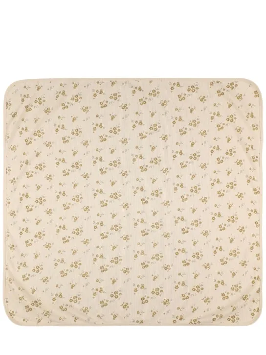 Quincy Mae   Printed organic cotton blanket 