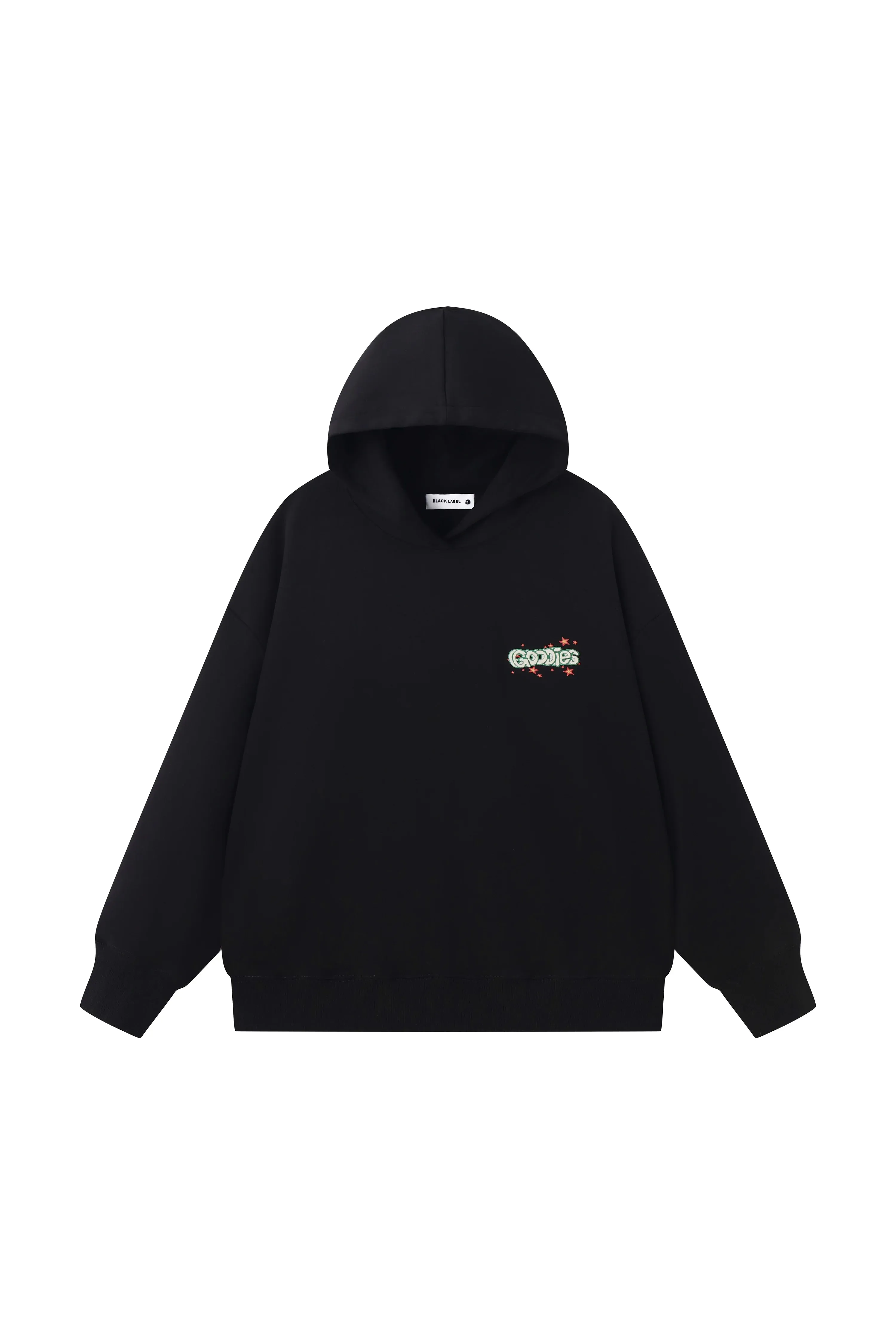 Rawyalty Men Black Label GOODIES Black Hoodie