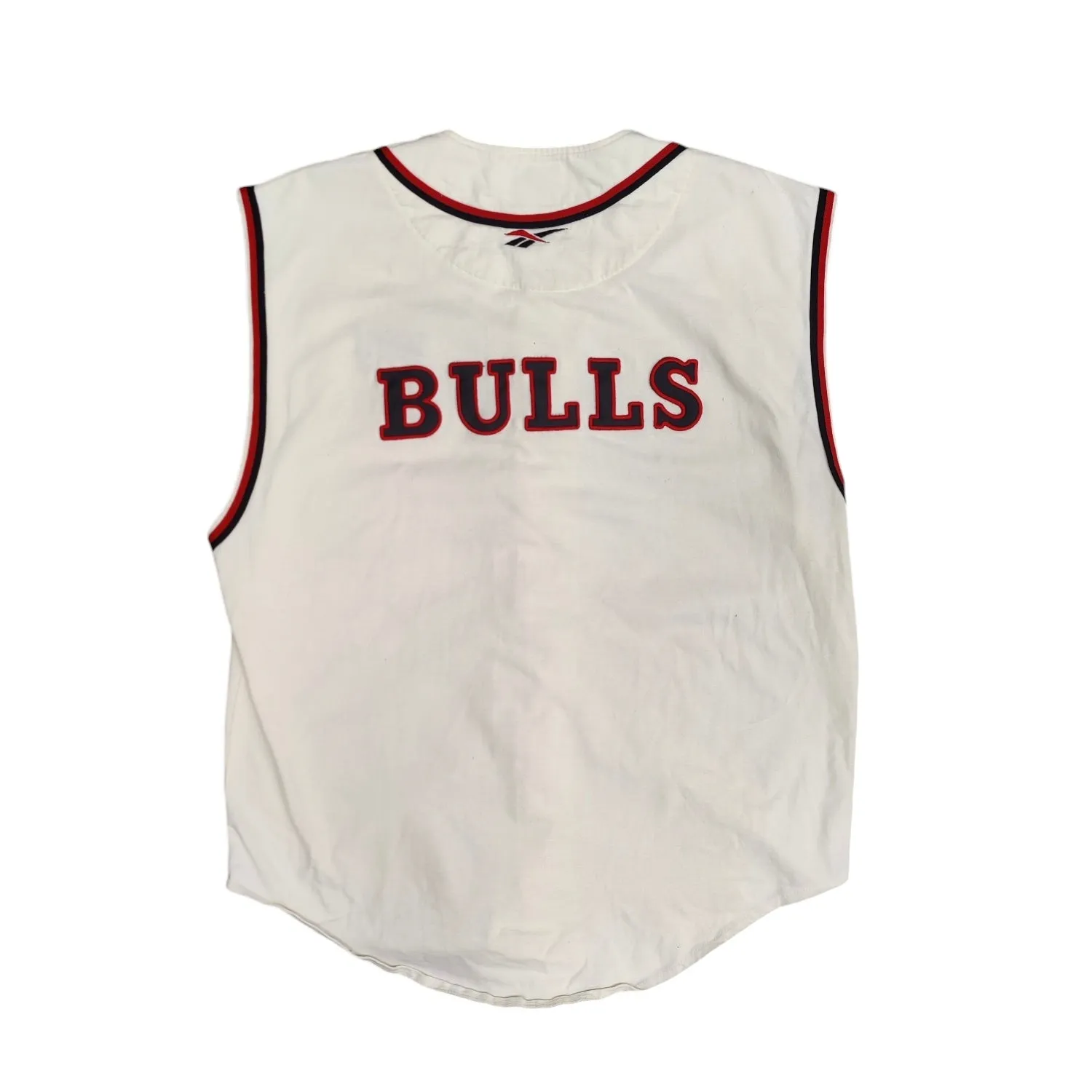 Reebok Chicago Bulls Cream Black Vest