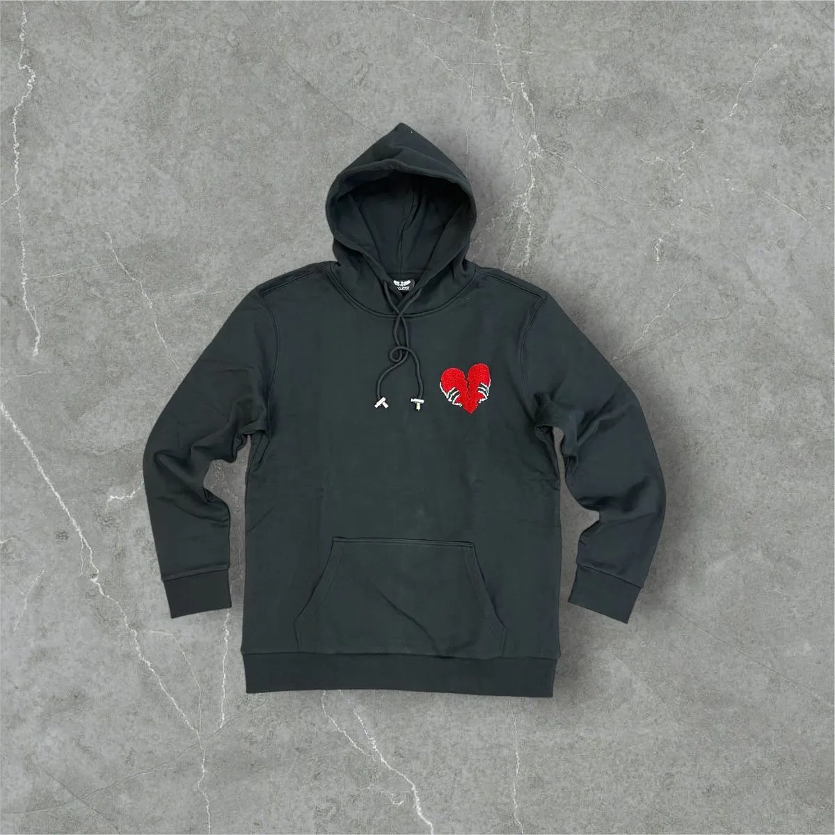 Reelistik Heart Club Black Hoodie