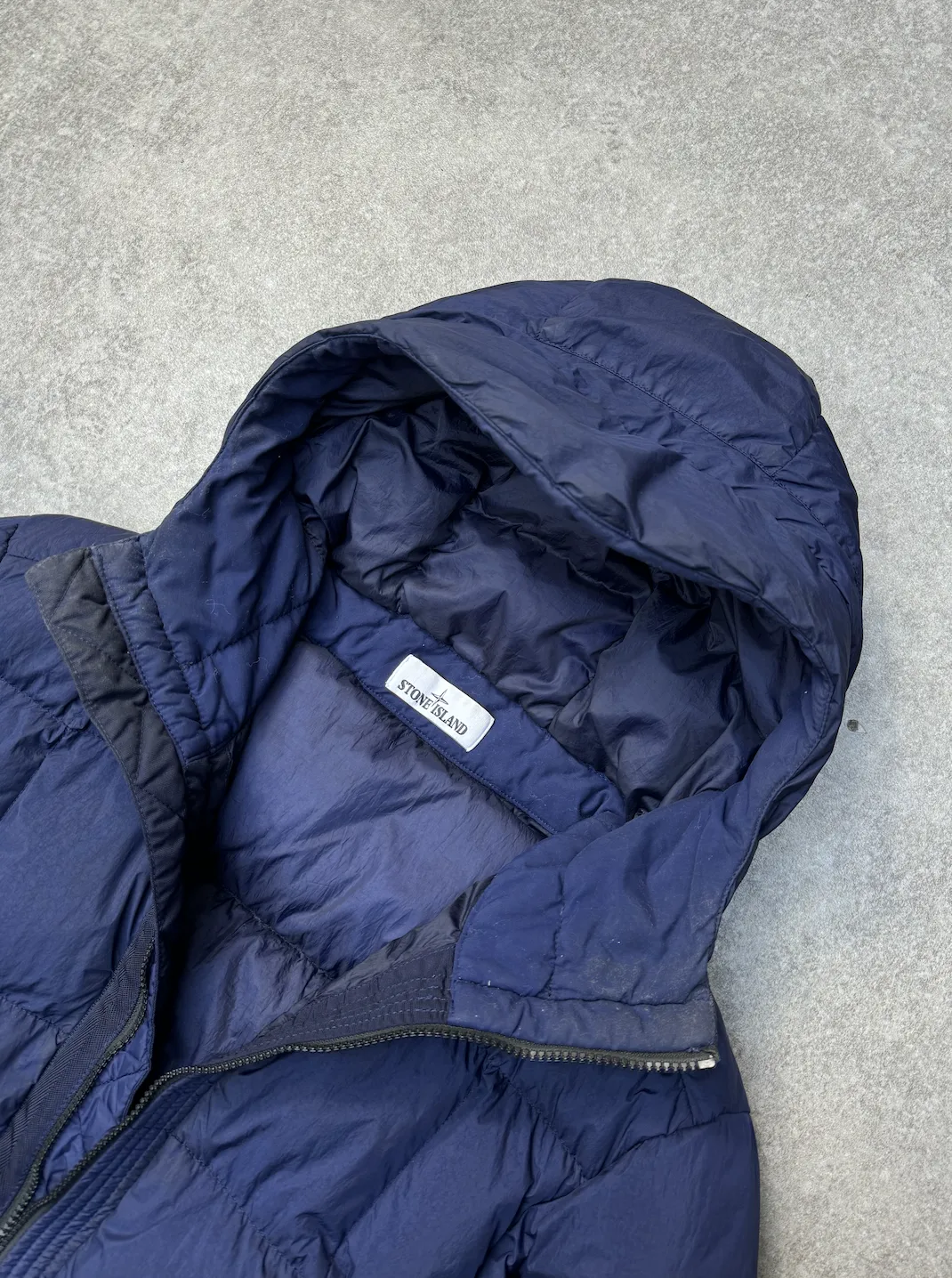 Repaired AW 2018 Stone Island Garment Dyed Crinkle Reps Quilted Puffer Jacket