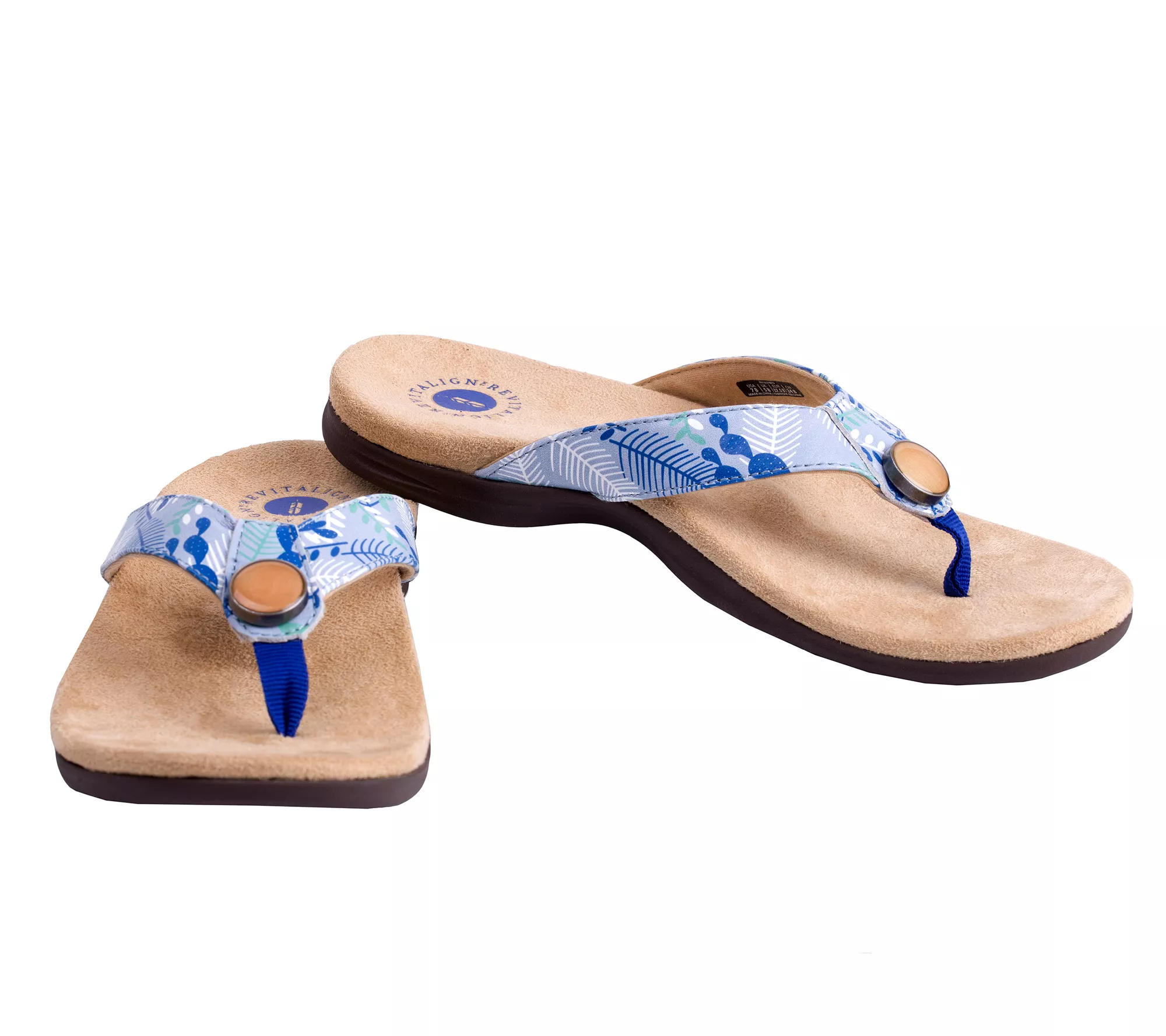 Revitalign Flip Flop Orthotic Sandals - Starling Leather