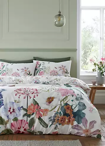 RHS Exotic Garden 100% Cotton 200 Thread Count Duvet Cover Set | Kaleidoscope