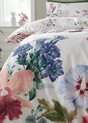 RHS Exotic Garden 100% Cotton 200 Thread Count Duvet Cover Set | Kaleidoscope