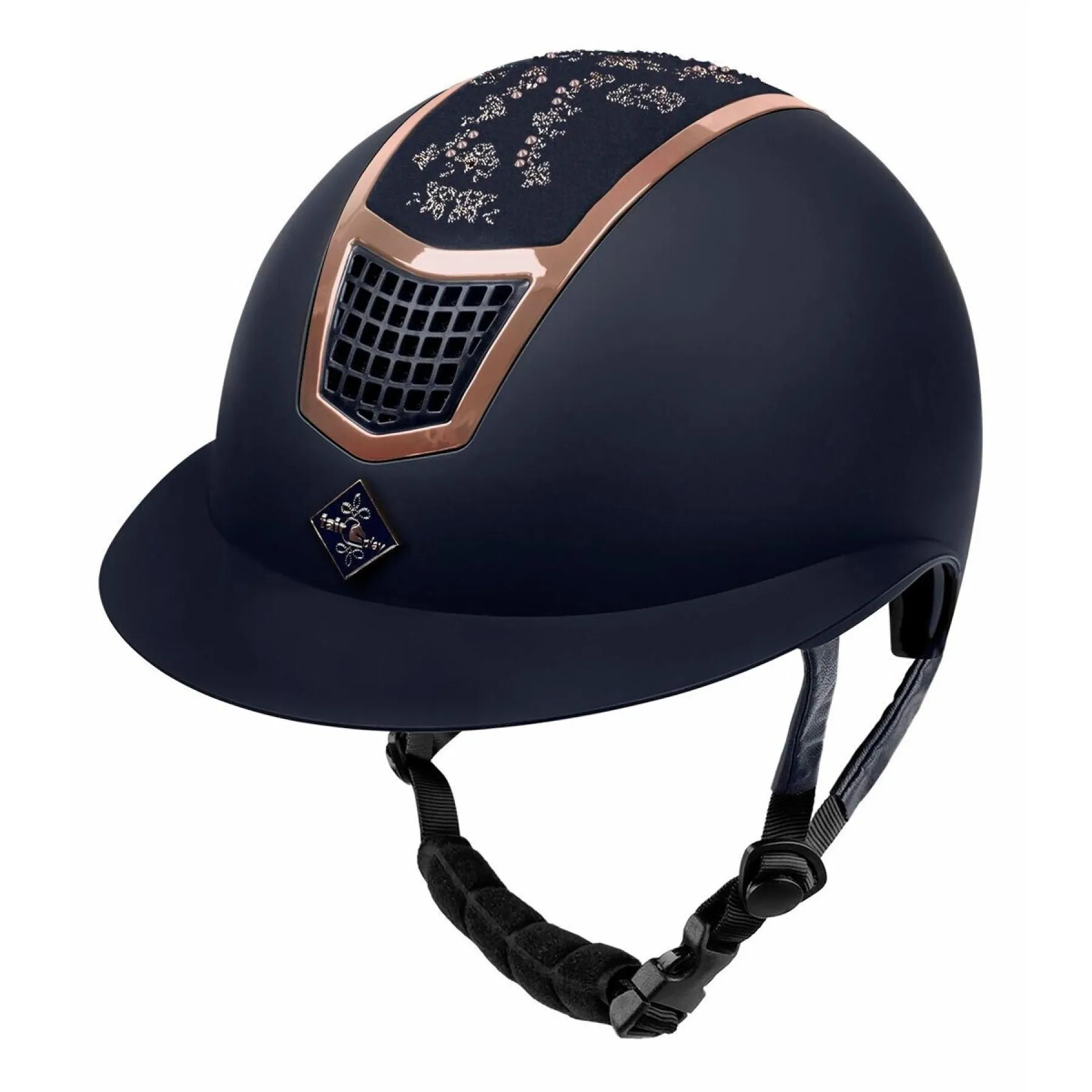 Riding helmet Fair Play Quantinum Fleur Rosegold W-V S