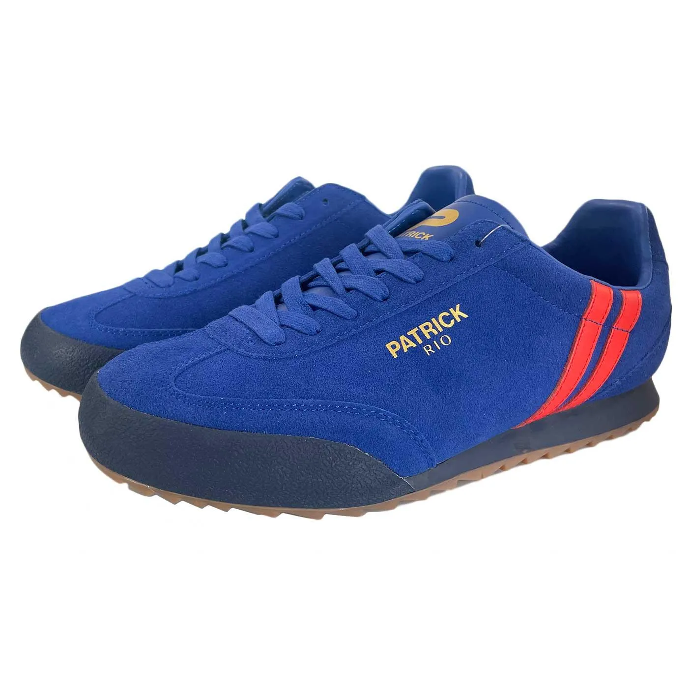 Rio Patrick 80s Casuals Men's Suede Trainers R/R