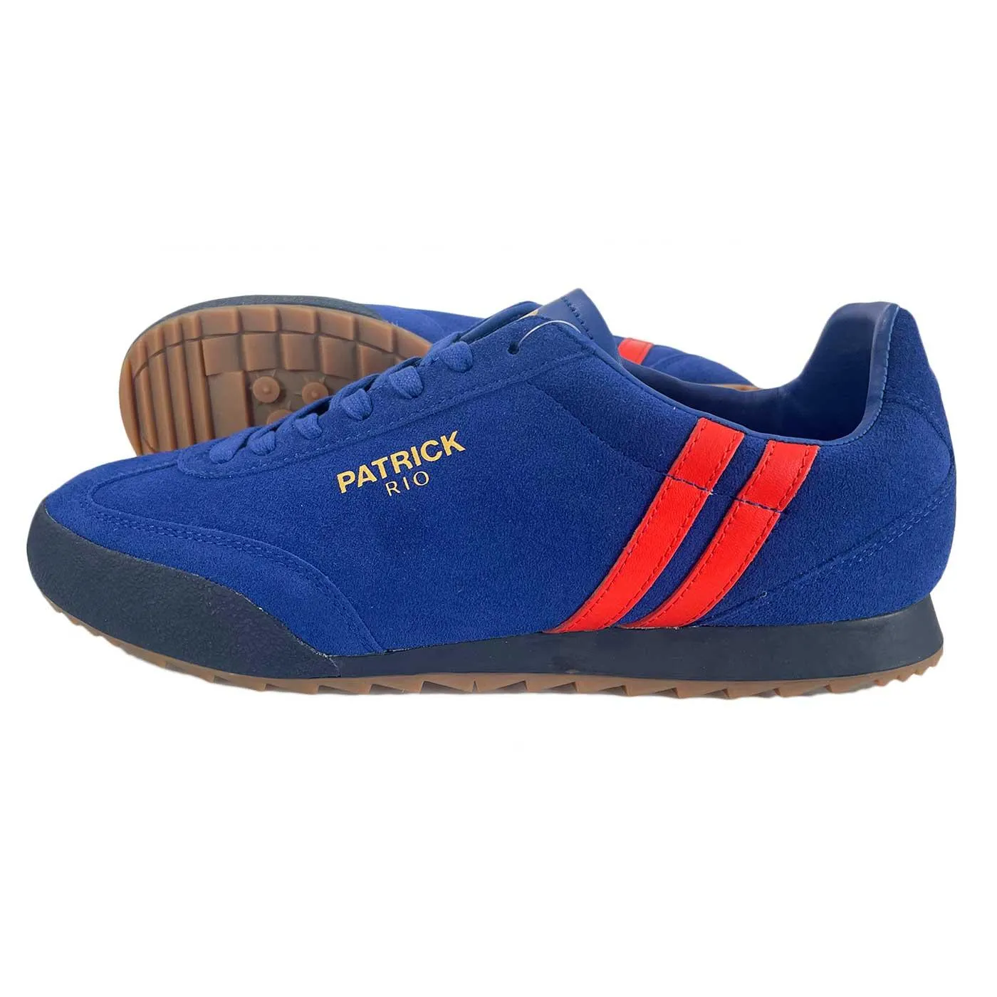 Rio Patrick 80s Casuals Men's Suede Trainers R/R