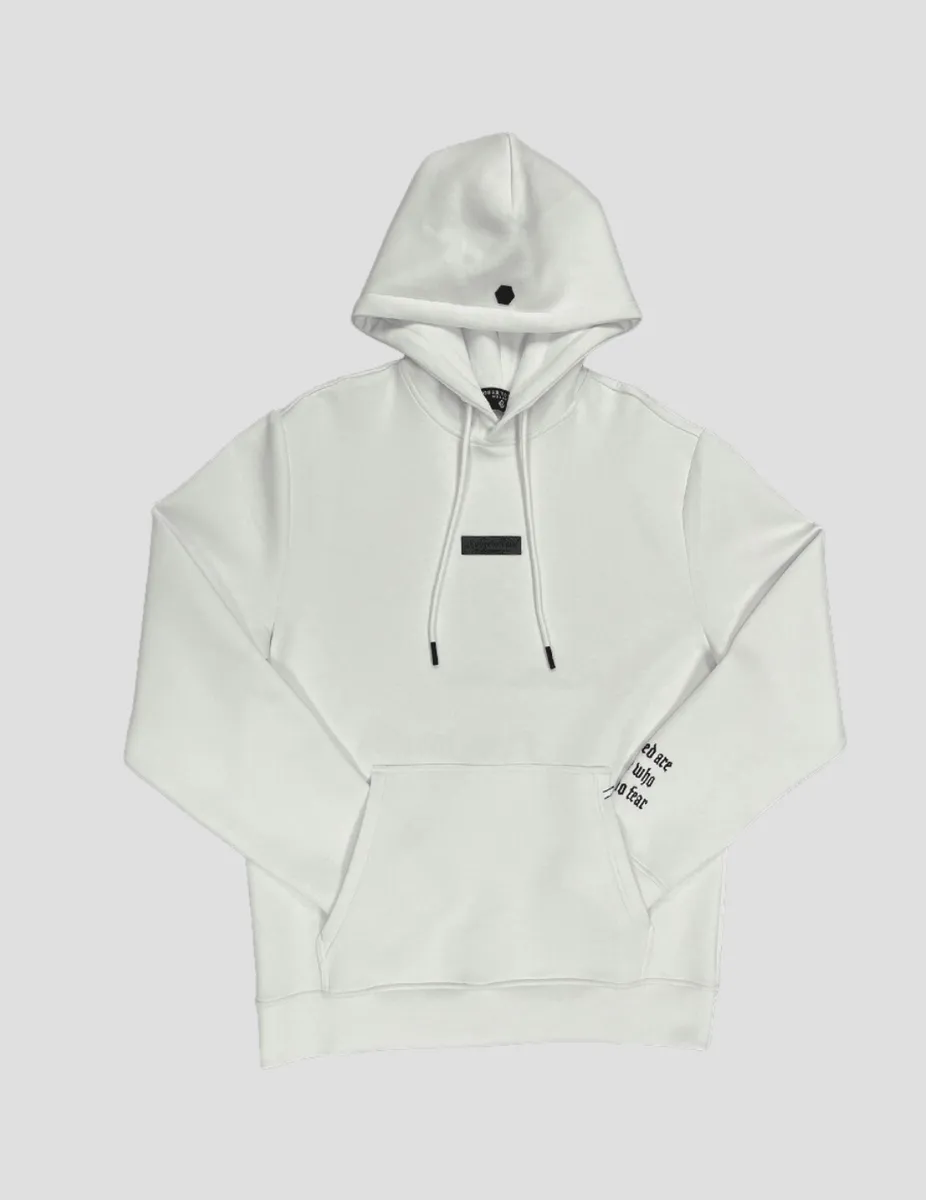 Roberto Vino Milano Fake World Hoodie White