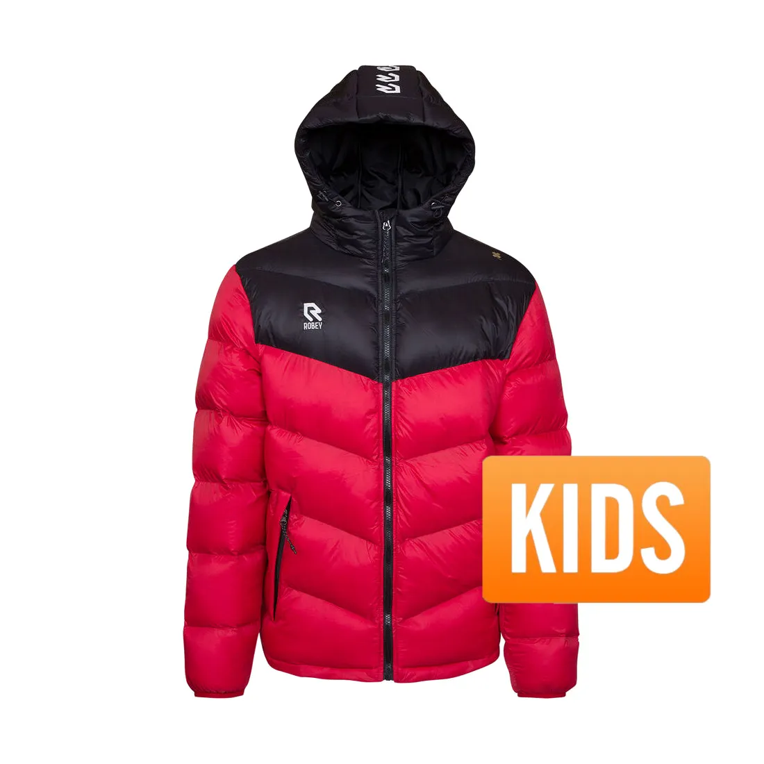 Robey - Performance Padded Jacket - Red/ Black - Kids