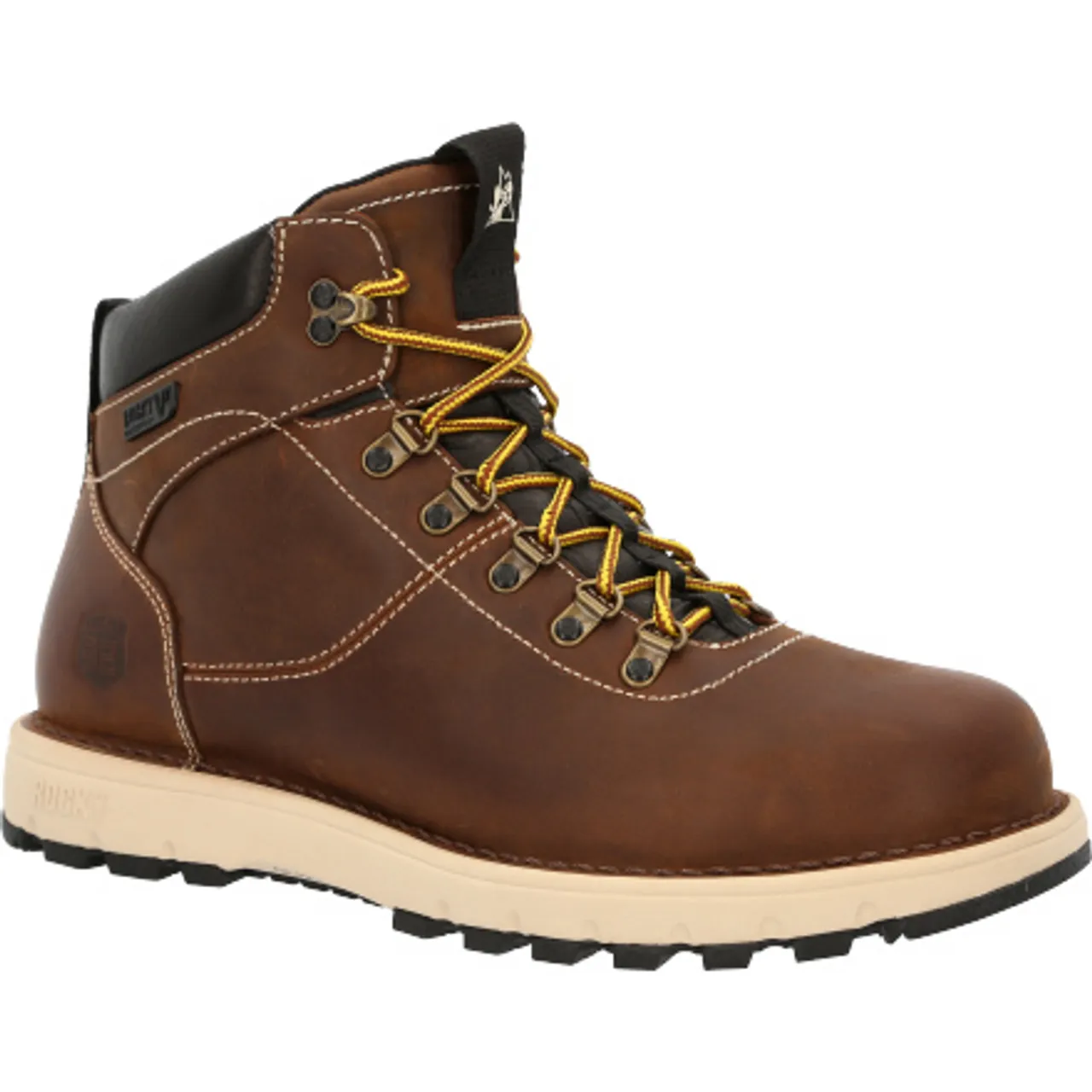 Rocky Mens Legacy 32 Waterproof Work Boot RKK0366 BROWN