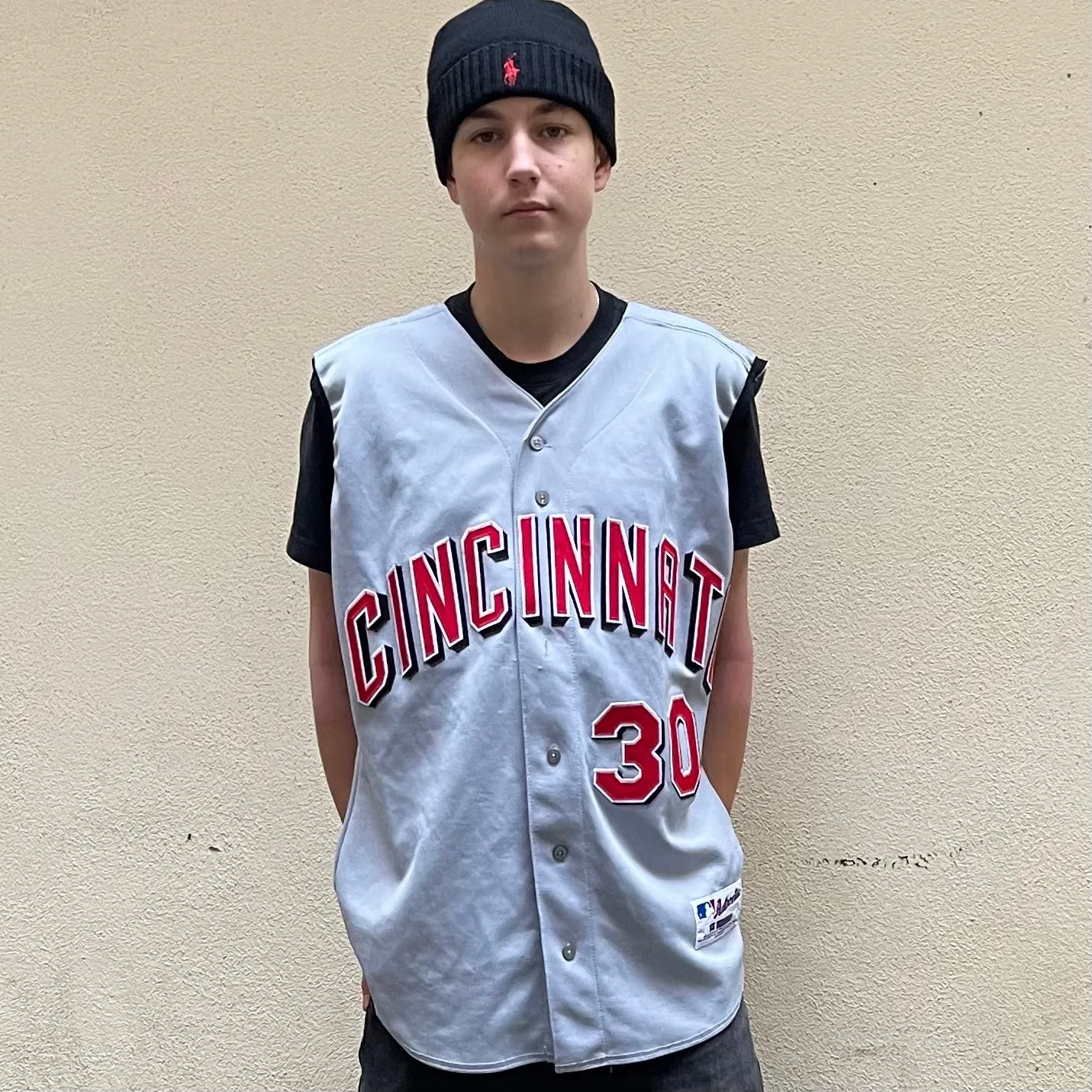 Russell Athletics Cincinnati Red Griffey #30 Vest Baseball Jersey