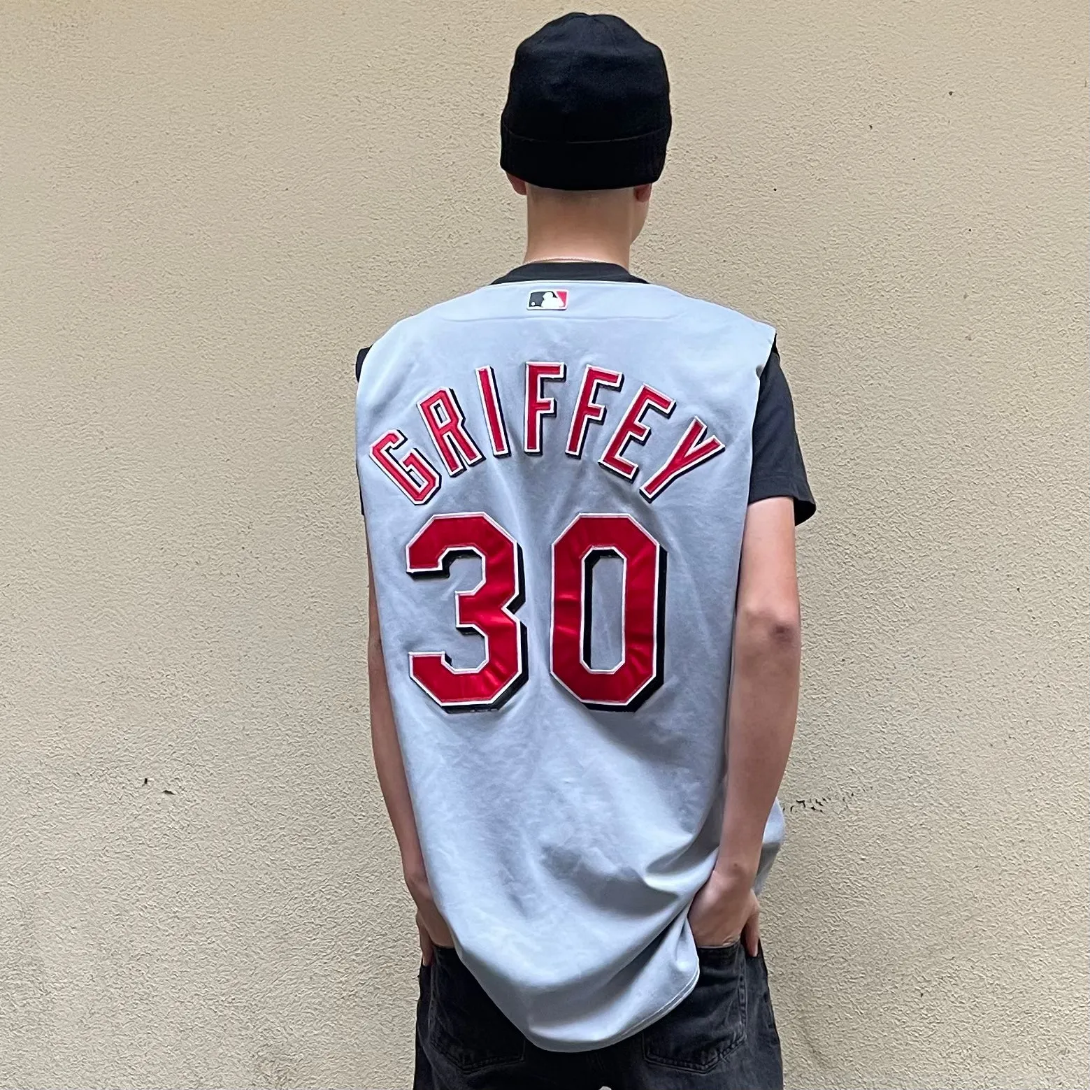 Russell Athletics Cincinnati Red Griffey #30 Vest Baseball Jersey