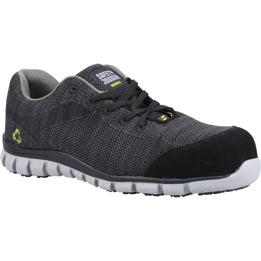 Safety Jogger Mens Morris S1P Laced Slip Resistant Trainers