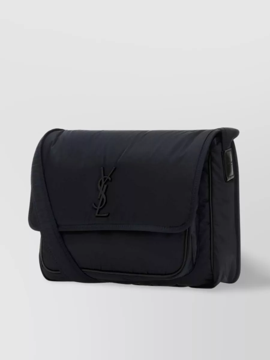 Saint Laurent   Niki crossbody bag with quilted foldover and chain strap