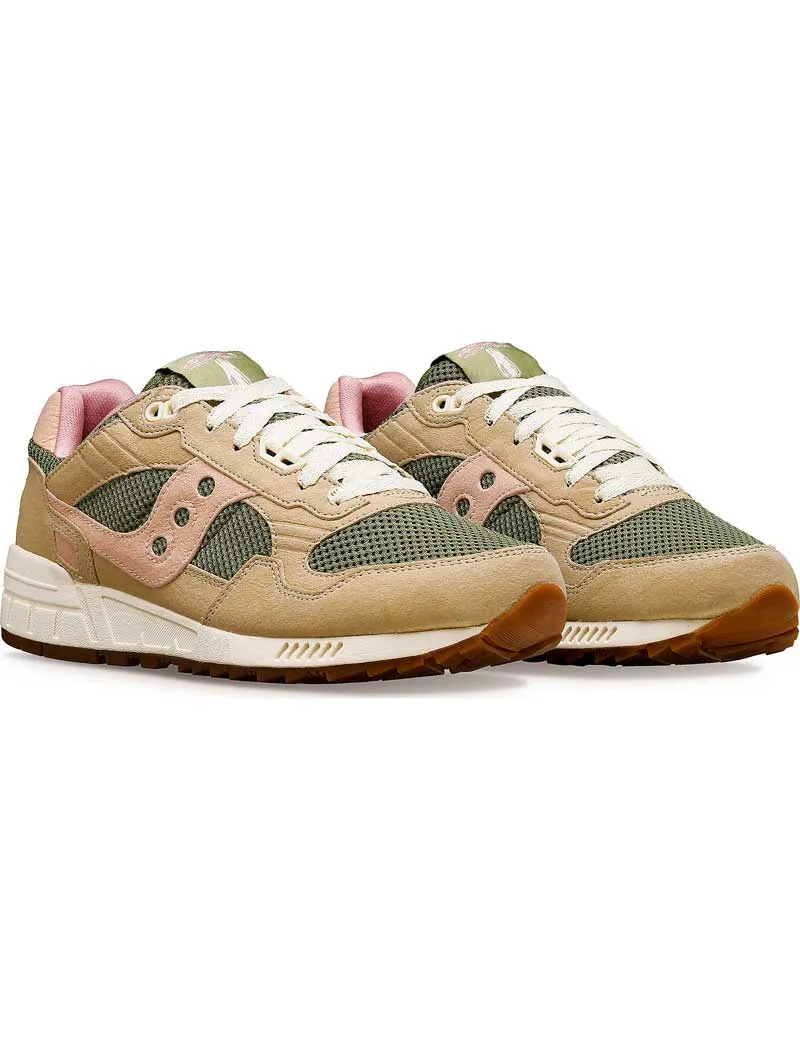 Saucony Shadow 5000 Mushroom Trainers Tan Olive