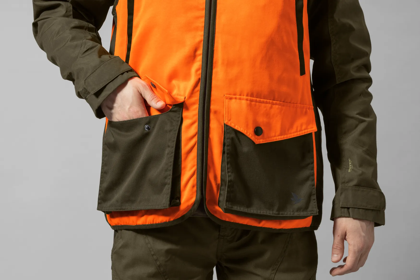 Seeland Men's Travo Vest Hi-Vis Orange | Buy Seeland Men's Travo Vest Hi-Vis Orange here | Outnorth