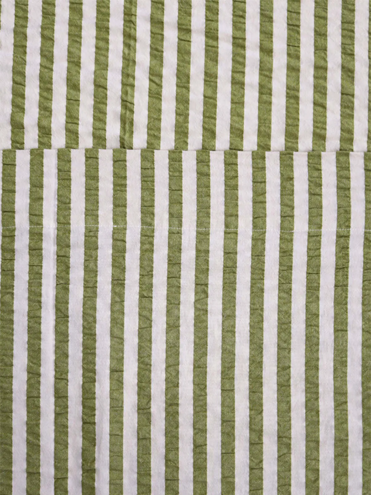 Seersucker Stripe Flat Sheet