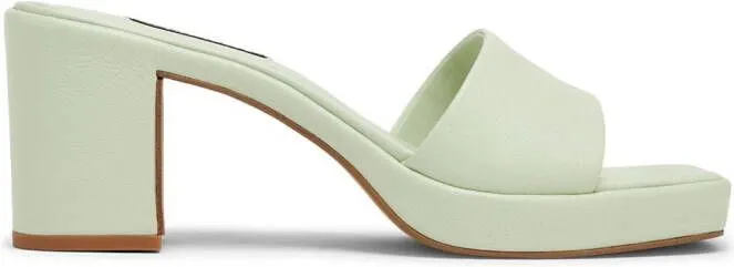 Senso Stevie II leather mules Green