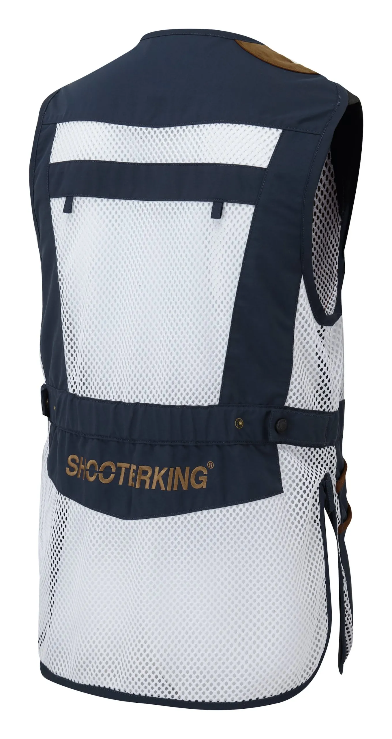 ShooterKing Clay Shooter Pro-Trap Vest – Blue/White