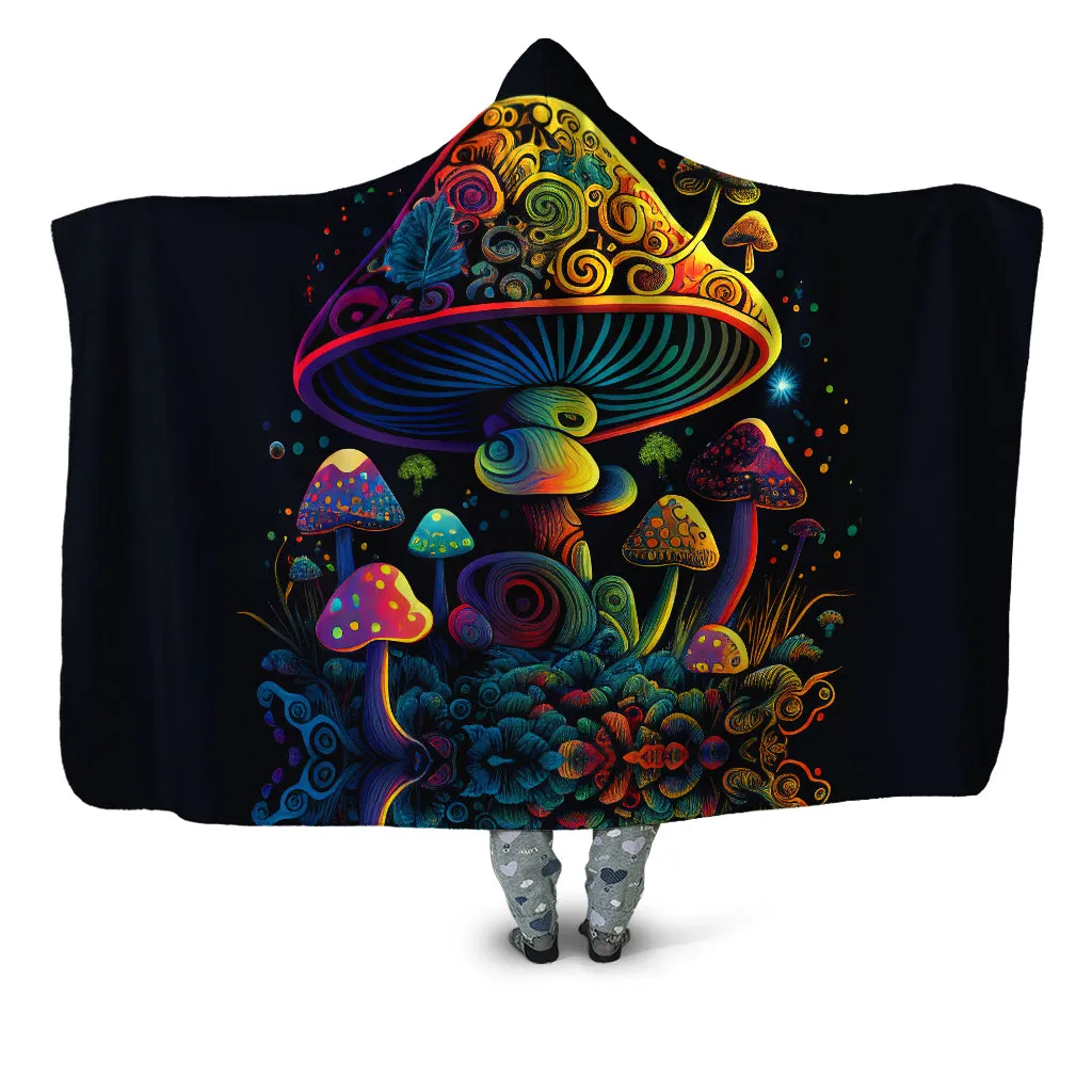 Shroom Melt Hooded Blanket