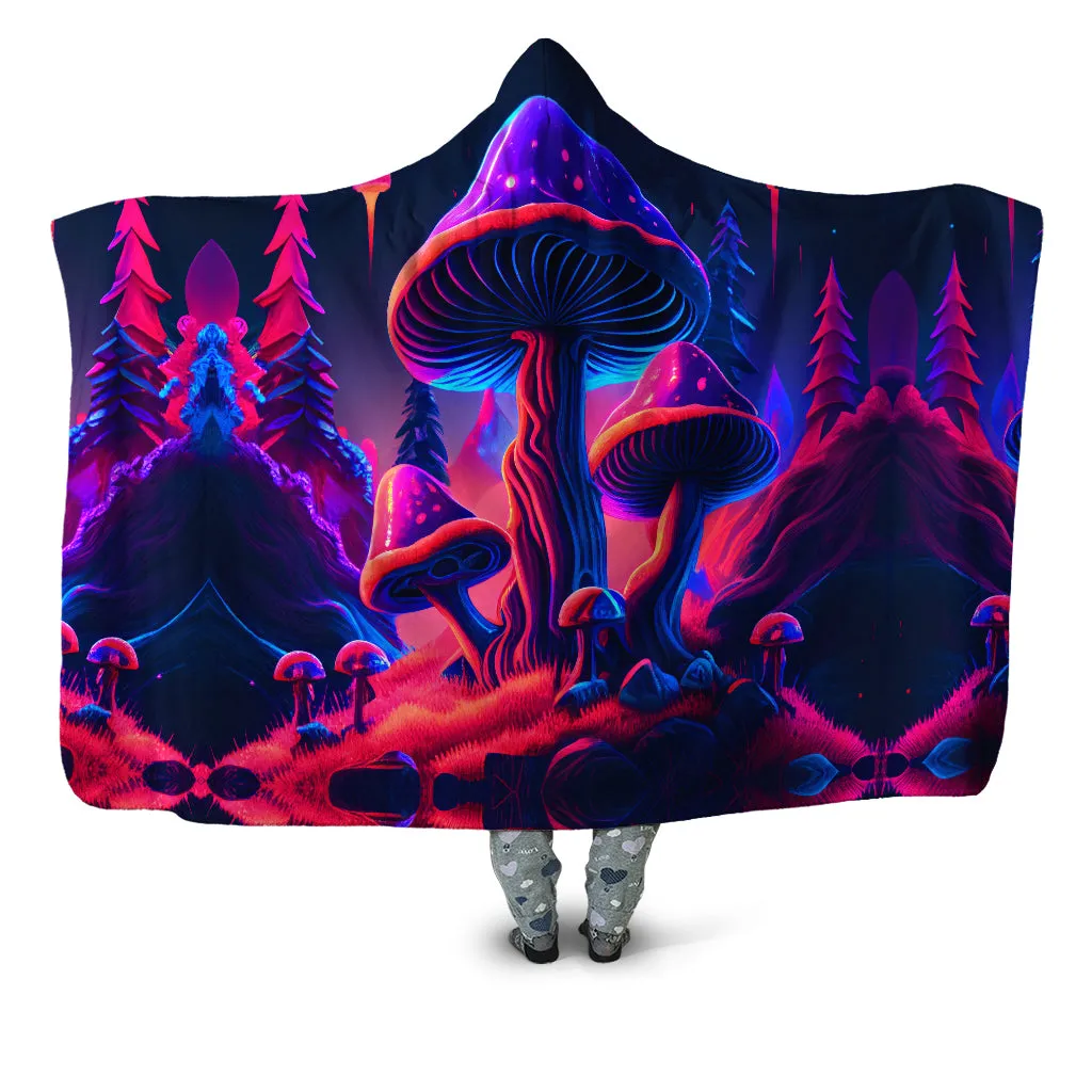 Shroom Trip Hooded Blanket