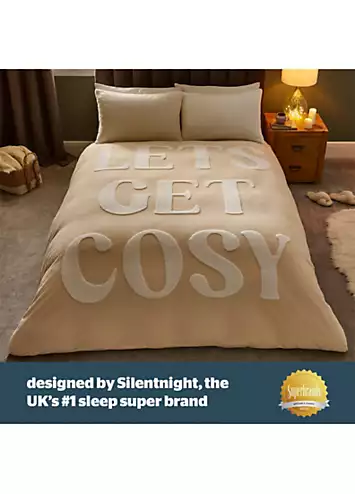 Silentnight Let’s Get Cosy Fleece Duvet Cover Set | Kaleidoscope