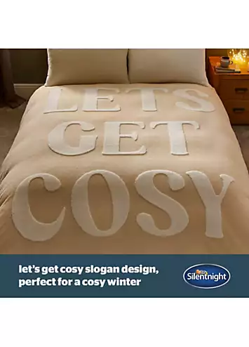 Silentnight Let’s Get Cosy Fleece Duvet Cover Set | Kaleidoscope