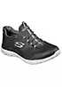 Skechers Charcoal Summits Itz Bazik Trainers